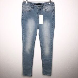 Karen Millen Jeans Women size 8 Skinny high rise light wash 29" Inseam  CL